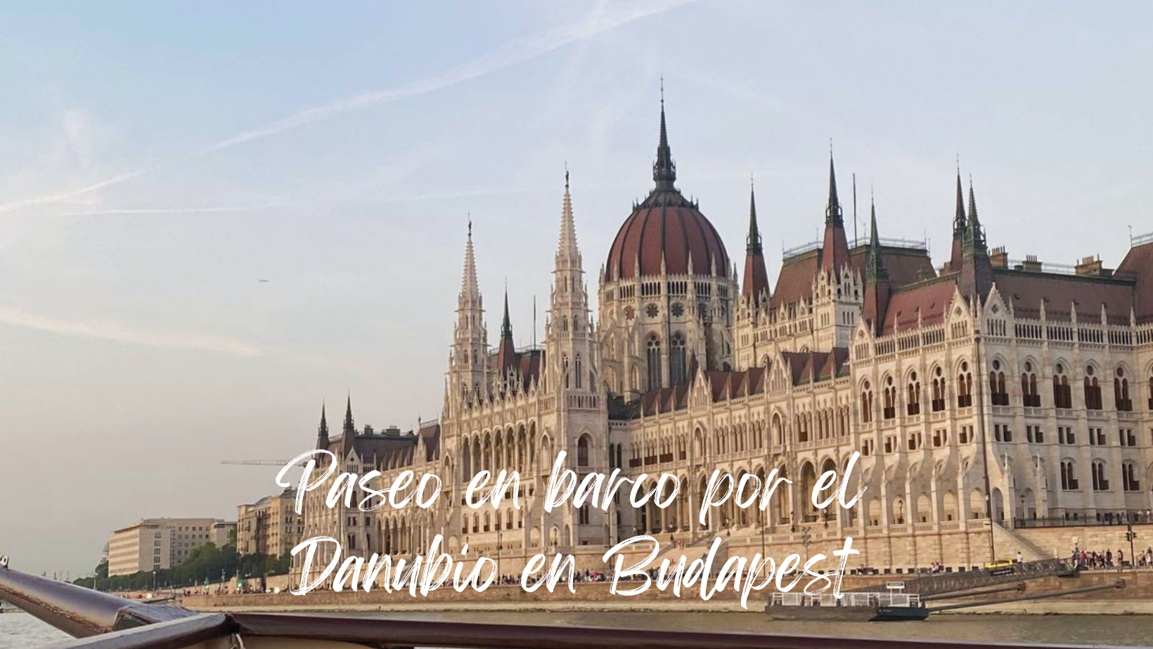 Paseo en barco por el Danubio en Budapest